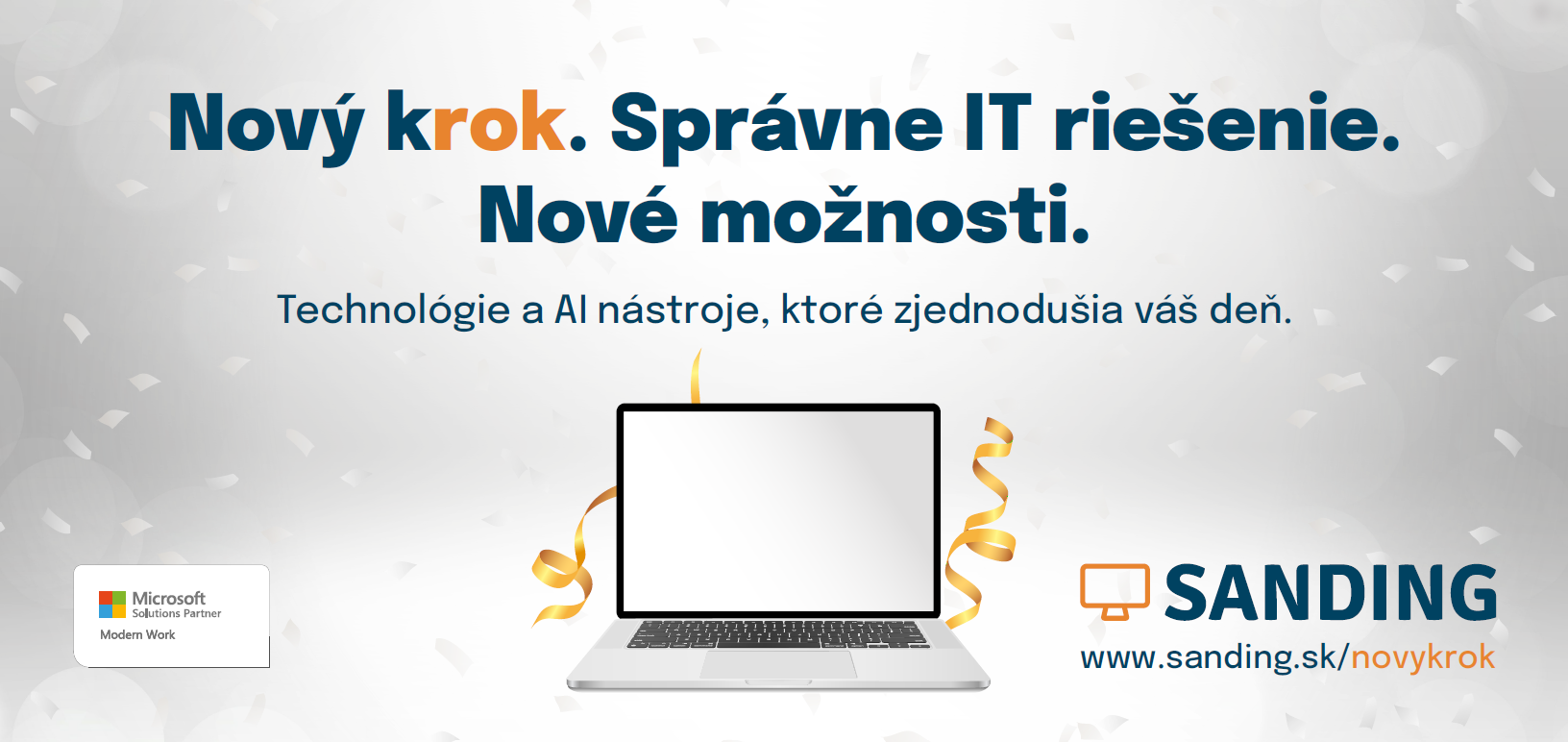 „Nový Krok – IT riešenia pre firmy, školy a neziskovky | Microsoft 365, AI Copilot, bezpečnosť“